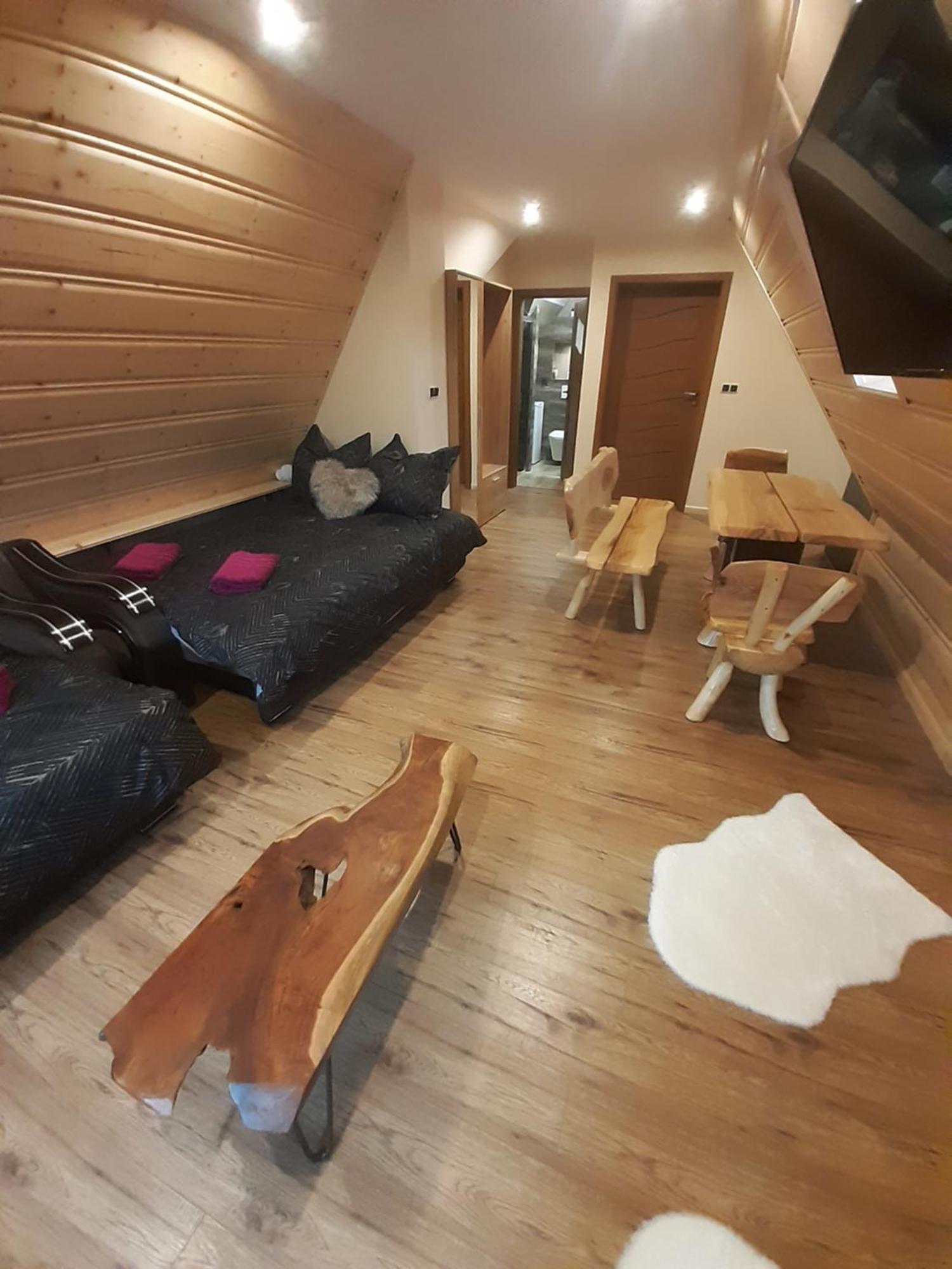 Dziupla U Gorala Apartman Szaflary Szoba fotó