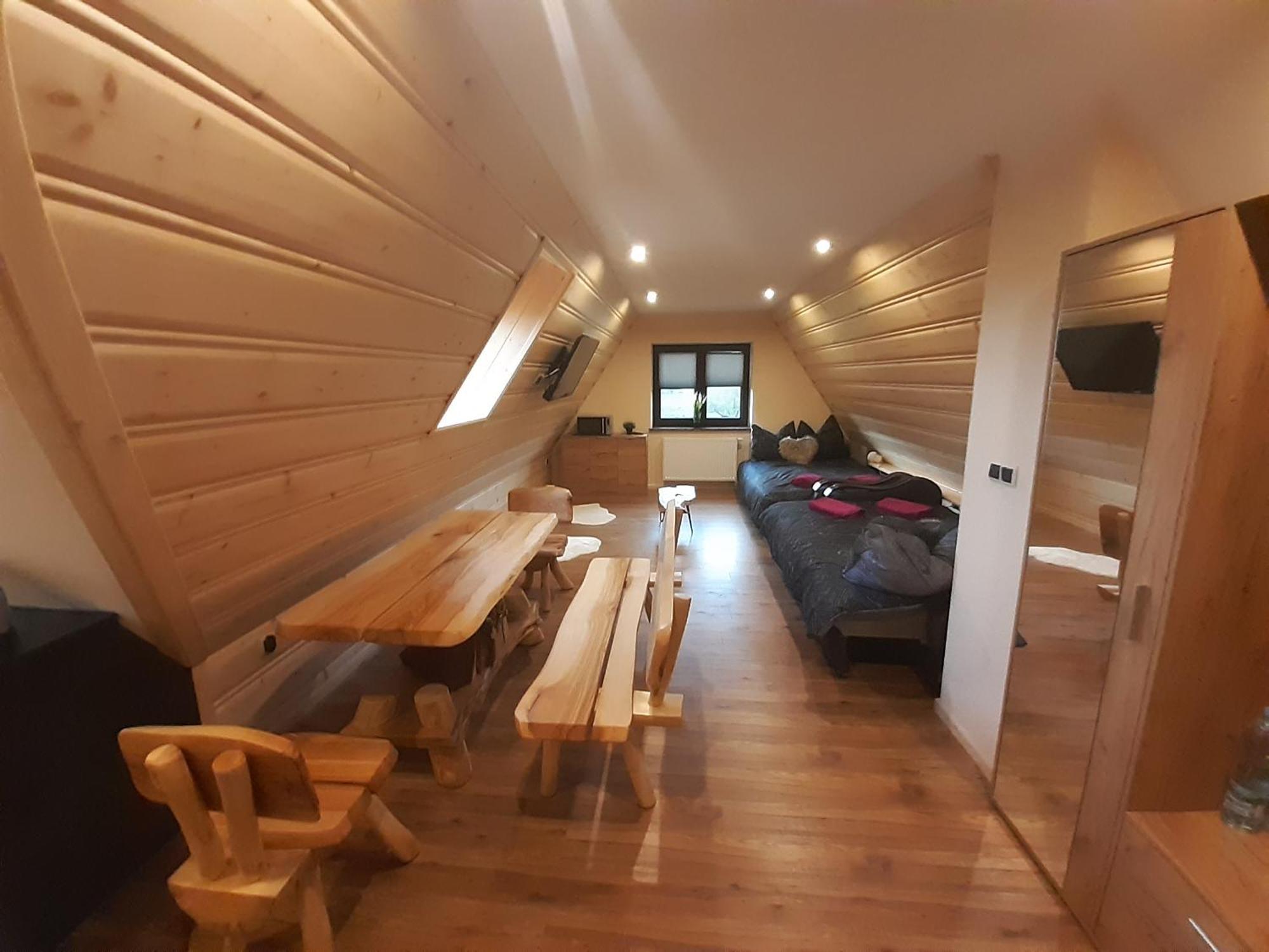 Dziupla U Gorala Apartman Szaflary Szoba fotó